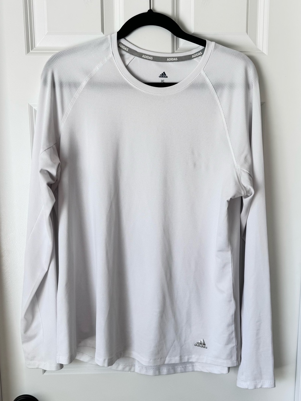Adidas Golf Long Sleeve Crew Neck Performance Shirt - White - XL